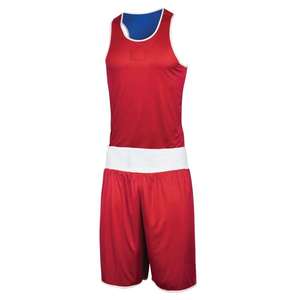 Ensemble de vêtements de boxe personnalisé en polyester, haut et short, uniforme de boxe, short en polyester, uniformes professionnels de kick-boxing, sur mesure - Product Image 6