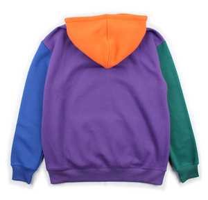 Sweat à capuche unisexe épais et épais en coton 100% avec logo brodé sur mesure pull-over unisexe en tissu éponge français OEM - Product Image 2