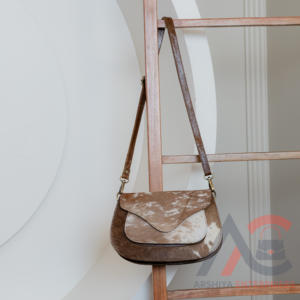 Bolso de cuero de piel de vaca real, bandolera, elegante pelo en piel oculta, superventas, bandolera de hombro para mujer - Product Image 3