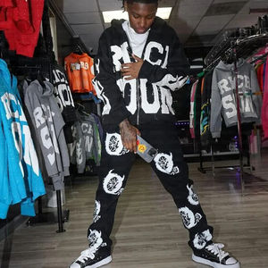 2024 Custom Hoodie Wholesale Streetwear <b>Men</b> <b>Thermal</b> Hoodies Print Unisex Plain High Quality Oversized Cotton Silicon Casual - Product Image 6