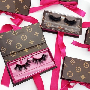 Tùy biến chuyên nghiệp thương hiệu riêng rỗng giấy Lash trường hợp lông mi bao bì hộp - Product Image 2