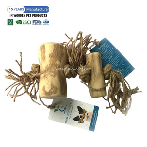 FSC-Producto popular ecológico de madera de café natural para perros, juguetes masticables para perros hechos de madera de café en Vietnam - Product Image 2