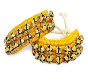 Ghungroo ทองเหลืองหรูหราผูกด้วยด้ายฝ้ายหรือเชือกสำหรับ kathak ระฆังคุณภาพระดับพรีเมียมสำหรับนักเต้น - Product Image 2