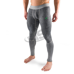 Leggings para Hombre Hechos a Medida, Transpirables, Ajustados, para Correr y Hacer Ejercicio, al por Mayor, MOQ Bajo, Leggings de Poliéster y Elastano para Hombre - Product Image 2