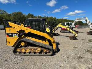 Quality Fairly Used for 257B Skid Steer Loader Crawler Type Yellow Heavy Duty Construction Equipment Diesel 75KW High Power - Product Image 2