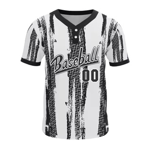 Camiseta de Béisbol Transpirable con Estampado para Hombre, Diseño Más Reciente de 2026, Venta al por Mayor, 100% Poliéster, Ropa Deportiva, Servicio OEM, Precio Bajo - Product Image 1