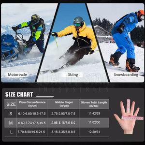 Waterproof Outdoor Unisex Touchable <b>Skiing</b> <b>Gloves</b> Windproof Sports Winter <b>Gloves</b> - Product Image 6