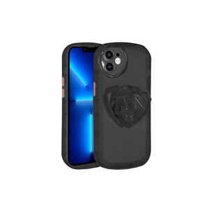 Coque de téléphone en silicone TPU souple Netzy Black compatible avec iPhone 11, protection de l'appareil photo Pop Socket, design INS élégant - Product Image 1