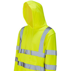 Sudadera con capucha de ropa de trabajo para hombres de alta calidad, chaqueta fluorescente de sublimación de diseño personalizado, venta al por mayor, nueva construcción de tela con capucha - Product Image 5