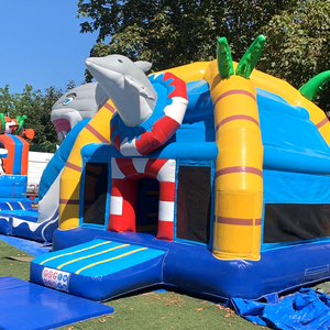 Castillo Inflable Comercial de PVC, Casa de Brinco, Tobogán Inflable Combinado, Brincolín Grande para Niños, Instalación para Exteriores de 6x5 Metros - Product Image 5