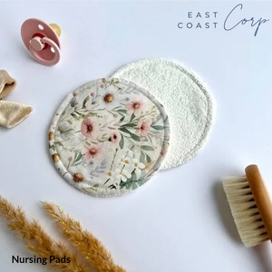 Reusable Breastfeeding <b>Pads</b> <b>Organic</b> Bamboo Cotton Nursing Rounds Washable Breast <b>Pads</b> for Maternity Care - Product Image 2