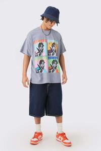 100% coton T-shirt surdimensionné pour hommes Logo personnalisé épaule tombante avec motif solide Style de mode de rue - Product Image 4