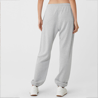 Celana jogger katun pakaian bambu french terry wanita dewasa grosir
