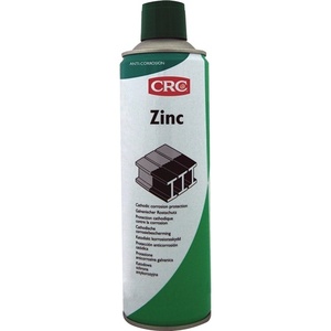 Peinture artistique mate grise 500 ml en aérosol, peinture protectrice au zinc par CRC - Product Image 1