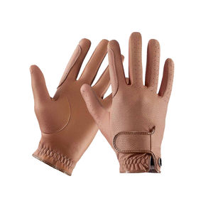 Guantes de Equitación Profesionales, Guantes de Equitación Personalizados de Cuero Sintético para Hombre, Guantes de Equitación Anti-Desgarro - Product Image 1