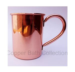 Direct Manufacturer's Indian-Made 100% Copper Moscow Mule <b>Mug</b> Customizable 18oz Metal Drinking <b>Mugs</b> Plain Glass <b>Ceramic</b> Cups - Product Image 1