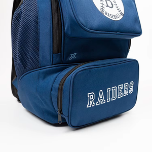 Sac à dos personnalisé pour équipement de baseball, compartiments pour bâtons, chaussures et balles, capacité 35-55L, polyester Oxford, sublimation - Product Image 5