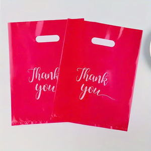 Sacs à provisions en plastique HDPE/LDPE imprimés sur mesure poignées d'impression par gravure utilisation de supermarché pour les vêtements cadeaux matériaux recyclés - Product Image 3