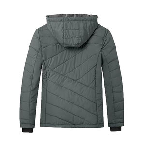 Gran Oferta personalizada para hombre, chaqueta de burbujas acolchada impermeable de invierno con cuello levantado, chaqueta acolchada personalizada para exteriores para hombre - Product Image 2