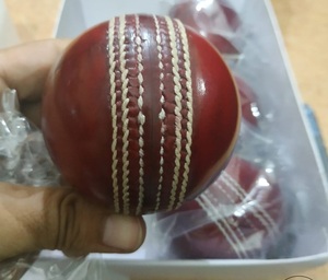 Best Quality Kookaburra Leather 4 Piece 156g Test Match Cricket Hard <b>Balls</b> - Product Image 1