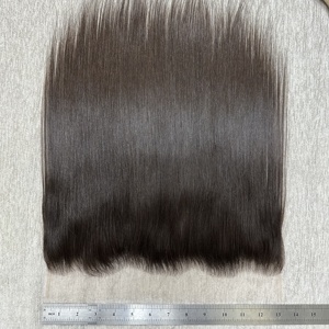 Cierre de Encaje para Cabello de Bebé Premium 6x6, 45cm 50cm, Ondulado Ligero # Extensiones de Cabello Humano de 60 Colores, Tejidas a Mano con Puntas Completas - Product Image 5