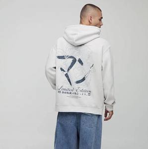 Sudaderas con Capucha Estampadas de Estilo Holgado, de Algodón Suave y Grueso, Ropa Urbana de Invierno para Hombre y Mujer - Product Image 4