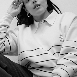 Nouveau design automne hiver plaine femme sweats lâche mode pull surdimensionné femmes col rond sweat - Product Image 3