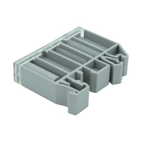 Supports de marqueurs de UDK4-B gris britanniques pour accessoires de bornier Pièce de fixation essentielle