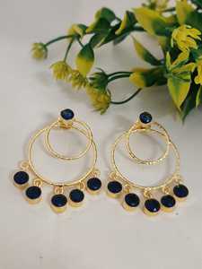 Pendientes de aro, Pendientes colgantes llamativos para mujer, perfectos para fiestas, bodas y ocasiones festivas - Product Image 3