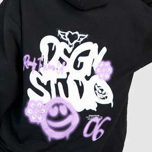 Ropa de otoño a la moda para mujer de peso pesado, ropa de mujer, sudaderas con capucha y sudaderas para mujer, ropa de calle, Sudadera con capucha a rayas - Product Image 6