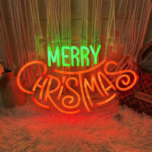 अनुकूलित आउटडोर मैरी क्रिसमस नेऑन साइन एलईडी लाइट होम डेकोर नीयन साइन क्रिसमस प्रकाश संकेत - Product Image 4