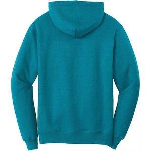 Sweat-shirt à capuche uni gris premium pour hommes et femmes, polaire doux, chaud, décontracté, pour l'hiver, avec poche kangourou - Product Image 3