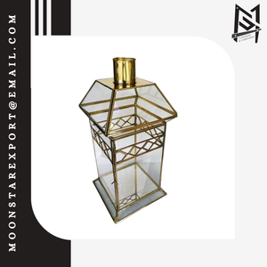 โคมไฟแก้วพร้อมวัสดุทองเหลืองทันสมัย2023ออกแบบมาสำหรับตกแต่งบ้านโดยผู้ส่งออก - Product Image 5