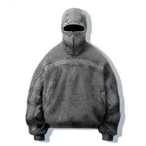 Sweat-shirt pour hommes personnalisé style pull-over 100% coton polaire à manches longues OEM coupe confortable disponible en gros - Product Image 1