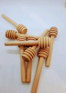 ost Selling Handmade Wooden Honey Dipper for Serving Raw Honey from Jar to <b>Dishes</b> Eco-Friendly Tool Available in Bulk Quantity - Product Image 5