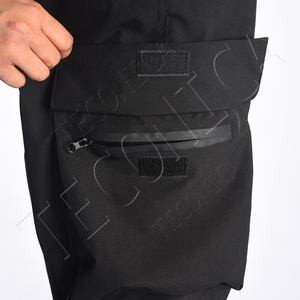 Pantalones de esquí con aislamiento holgados de pierna ancha de poliéster tejido ligero a la moda, pantalones de nieve de carga impermeables de tela impermeable Unisex - Product Image 5