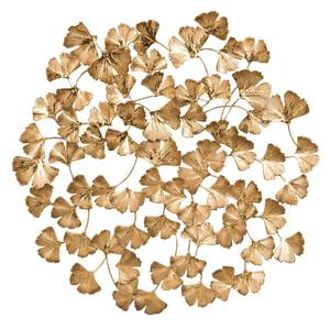 Branch Wall <b>Decor</b> Elegant Gold Metal Wall Hanging for Home Office Interior Modern <b>Decorative</b> Wall Art Luxury Ginkgo Leaf Design - Product Image 4