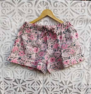 Conjunto de Pijama de Tela con Estampado de Bloques Personalizado de Alta Calidad, Camisa con Botones y Pantalón con Cintura Elástica, Ropa de Dormir Cómoda para Mujer - Product Image 2