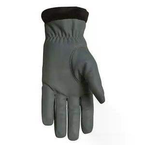 Gants de ski en cuir souple de haute qualité, élégants, pour l'extérieur, logo personnalisable, hiver, épais, chauds, vélo, moto, coupe-vent - Product Image 2