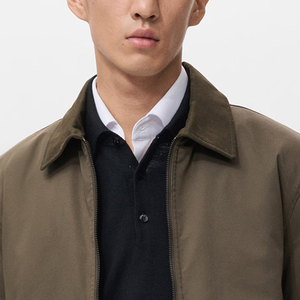 Chaqueta de Hombre con Logotipo Personalizado para Invierno, Cierre Completo con Cremallera, Cuello Alto, Mangas Completas, para Compradores Mayoristas/Servicio OEM 2026 - Product Image 2
