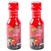 Samyang 7oz sauce coréenne épicée au poulet casher certifiée avec tomate mangue emballée dans un sac de boîte de bouteille