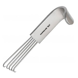 เครื่องมือผ่าตัดแอนเดอร์สัน แบร์ คลอว์ รีทรัคเตอร์ พร้อมใบมีดโค้งหลายง่าม ด้ามจับตามหลักสรีรศาสตร์และจับถนัดมือ - Product Image 6