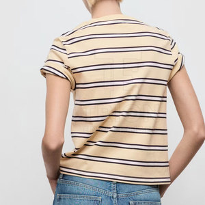 Camiseta de Alta Calidad para Mujer, Ligera, Color Personalizado, Ropa Casual - Product Image 3