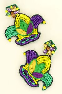 Joyería y aretes trenzados con cuentas, hermosos y elegantes, para bodas, para mujeres, de la India, al por mayor. - Product Image 5