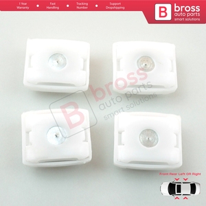 BWR1183 Juego de 4 piezas de guías deslizantes para elevalunas de Clase E W124 S W126 W140 W201 190 C W202 W203 1267200042 - Product Image 2