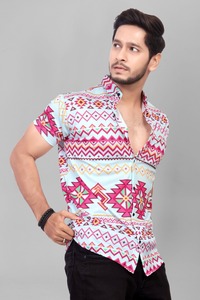 Camisa cómoda de LICRA para hombre personalizada de calidad de exportación India para uso diario disponible al mejor precio - Product Image 5