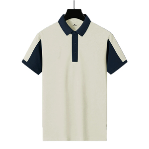 Polo de hombre al por mayor con logotipo personalizado 100% algodón manga corta antiarrugas Elegante ropa de trabajo cómoda Jersey hecho - Product Image 1