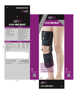 Dispositivo ajustable de soporte de rodilla R.O.M Rango personalizable óptimo Ortesis de rodilla Suministros de terapia de rehabilitación - Product Image 2