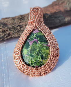 Colgante de labradorita de moda de 25 a 30mm, conjunto de bisel colgante chapado en oro de cobre de Metal para conjunto de joyería de moda con regalo de aniversario - Product Image 5