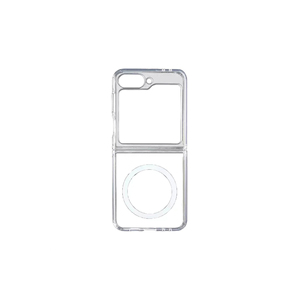 Funda Rígida Transparente con Relieve Compatible con Magsafe para Galaxy Z Flip 7, Funda Protectora Delgada de Lujo a Prueba de Golpes para Teléfono 14 - Product Image 3